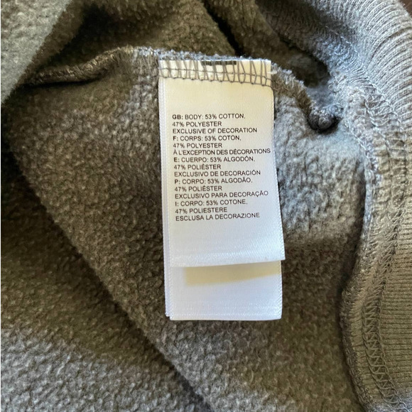 The North Face Men's Gray NSE Drawcord Pullover Hoodie Sweatshirt - Picture 6 of 6